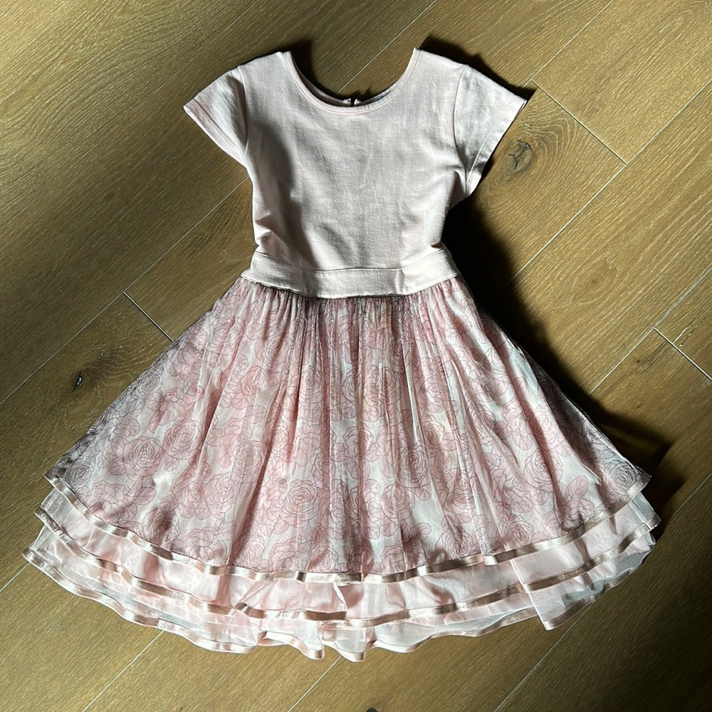 Chasing fireflies girl pink dress. Size 10. Very good condition.